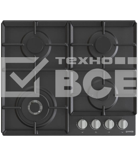 Газовая варочная поверхность Gorenje GW641EXB черный