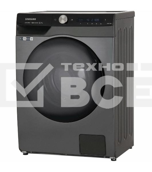 Стиральная машина Samsung WW80AG6L28BB черный, загрузка фронтальная 8 кг, 1200 об/мин, класс: A+++