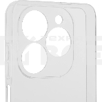 Чехол (клип-кейс) BoraSCO для Tecno Spark 20 72688 прозрачный, фото4