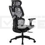 Кресло компьютерное Cactus CS-MC555-GY черный/серый, сетка, фото9