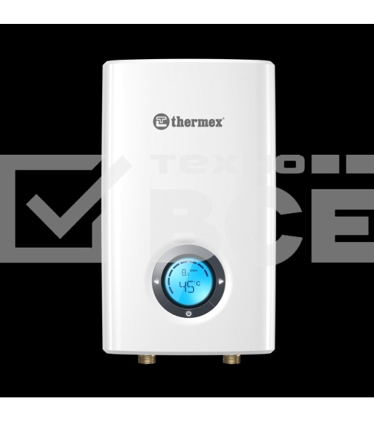 Водонагреватель проточный Thermex Topflow 8000, 8000Вт белый