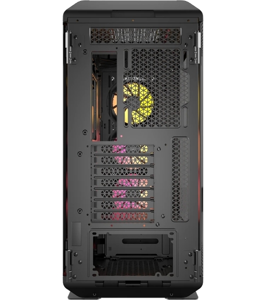 Корпус без блока питания Case Corsair iCUE LINK 5000T LX RGB, Midi-Tower, TG, 3x120мм RGB, 4xUSB-A 3.2, 1xUSB 3.2 Type-C, E-ATX, ATX, mATX, mITX Black