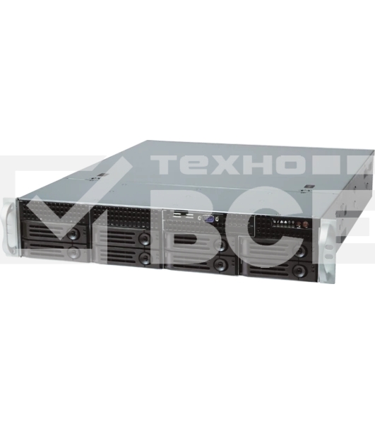 Серверный корпус 2U chassis; ATX CS-R25-42P, Micro-ATX, Mini-ITX MBs; 8-port 12 Gbps SAS/SATA to SAS BP; 8 x 3.5'' hsb + 2 x 3.5