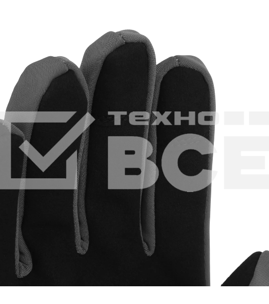 Перчатки универсальные Denzel 68091 двойные, работа с сенсорным экраном, размер 10