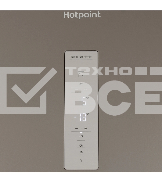 Холодильник Hotpoint HT 7201I BZ O3 бронзовый двухкамерный 239/83л морозилка снизу, No Frost