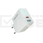 Сетевое зарядное устройство MORE CHOICE NC61 СЗУ 1USB+1USB-C 3.0A PD 20W+QC3.0 быстрая зарядка белый, фото 1