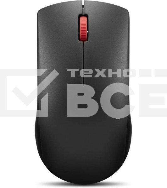 Мышь беспроводная Lenovo 150 черный, 1000 dpi, радиоканал, USB, кнопки - 3
