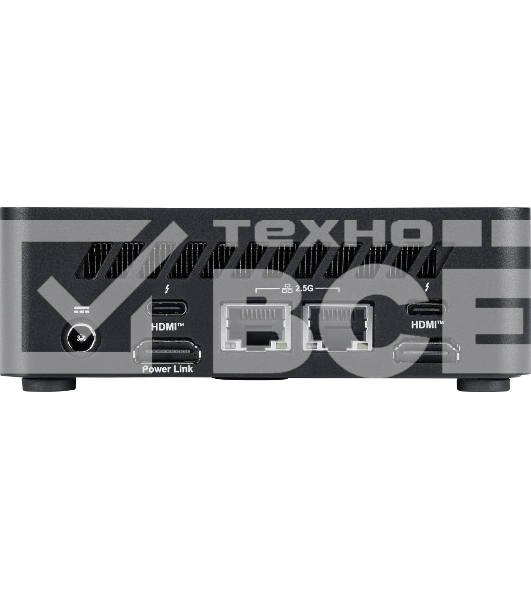 Неттоп MSI Cubi NUC AI 1UMG-064XRU Core Ultra 7 155H (1.4) 16Gb SSD 1Tb Graphics CR без ОС 2xGbitEth WiFi BT 120W черный (9S6-B20911-065)