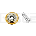 Ролик режущий с подшипником для плиткореза Denzel 22х6х6мм, TiN, фото 1