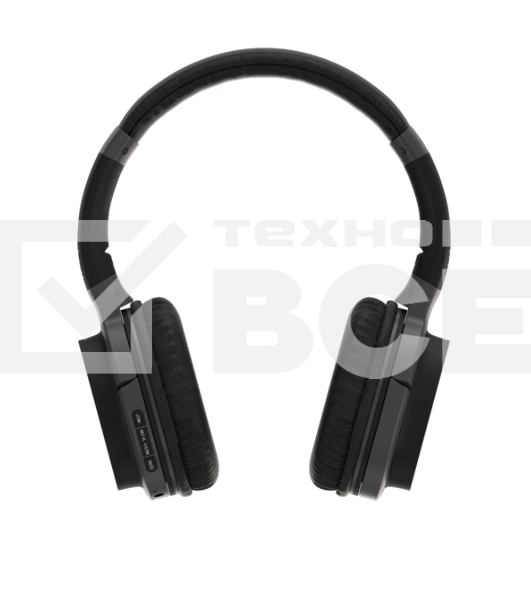 Беспроводные полноразмерные наушники Maxvi MHF-203BT черные, Bluetooth 5.3\FM\MP3\300 мАч\микрофон