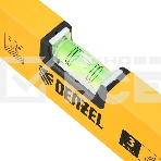 Уровень алюминиевый Denzel, магнит., фрезерованный, 3 глазка (1 зеркал.), 0,5 мм/м, 1000 мм, фото9