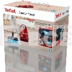 Пылесос Tefal TW3953EA красный/серебристый, 750/750 Вт, уборка сухая, пылесборник мешок 3 л, фото2