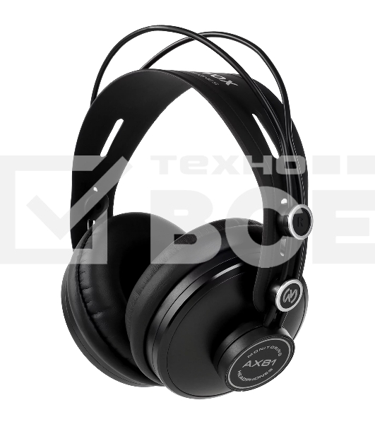 Проводные наушники Axelvox AX81 черный, полноформатные