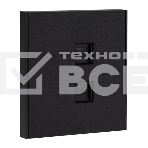 Розетка Kranz STRONG компьютерная двойная RJ45+RJ45 кат6 с/у антрацит, фото3