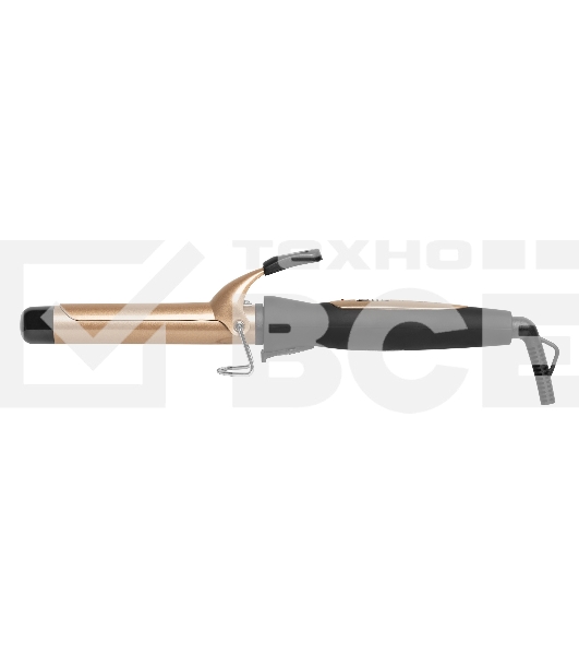 Щипцы для завивки волос BBK BST2501 черный/шампань, 25 мм, 200 °C, 1 режим