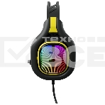 Гарнитура GMNG HS-L630G чёрный/жёлтый, проводная, подсветка, фото4