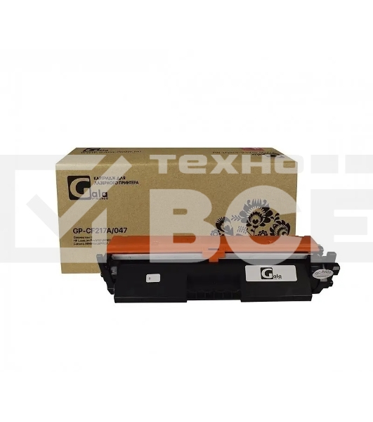 Картридж лазерный GalaPrint GP-CF217A/047 (№17A) черный (1600 стр.) для HP LaserJet Pro M101/M102/M102w/M129/M130/M130fw/Canon i-SENSYS LBP112/LBP113/MF112/MF113