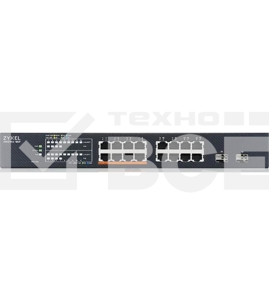 Коммутатор Zyxel NebulaFlex XMG1915-18EP-EU0101F 16x2.5Гбит/с 2SFP+ 8PoE++ 180W управляемый