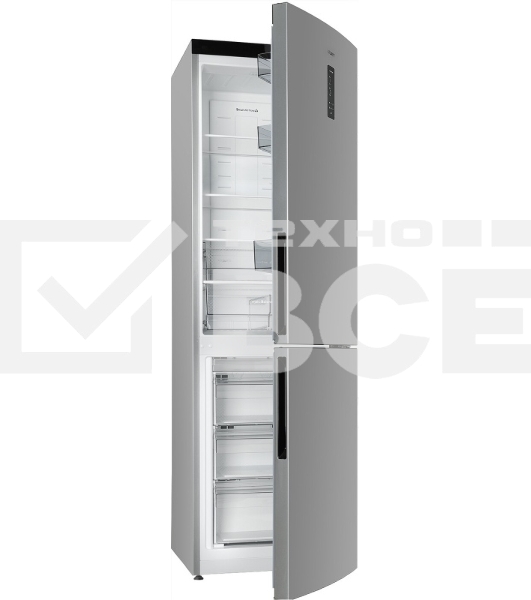 Холодильник Atlant ХМ-4624-181-NL серебристый двухкамерный 235/94л морозилка снизу, No Frost