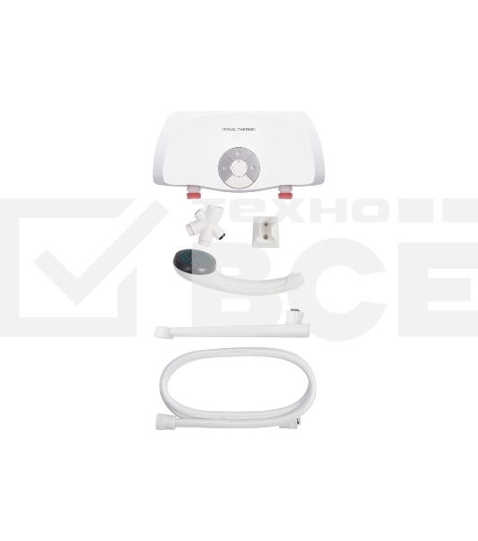 Водонагреватель проточный Royal Thermo SmartFix TS (3,5 kW) - кран+душ