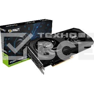 Видеокарта Palit RTX4070 DUAL NVIDIA GeForce RTX 4070 12Gb 192bit GDDR6 1920/20000 HDMIx1 DPx3 HDCP Ret