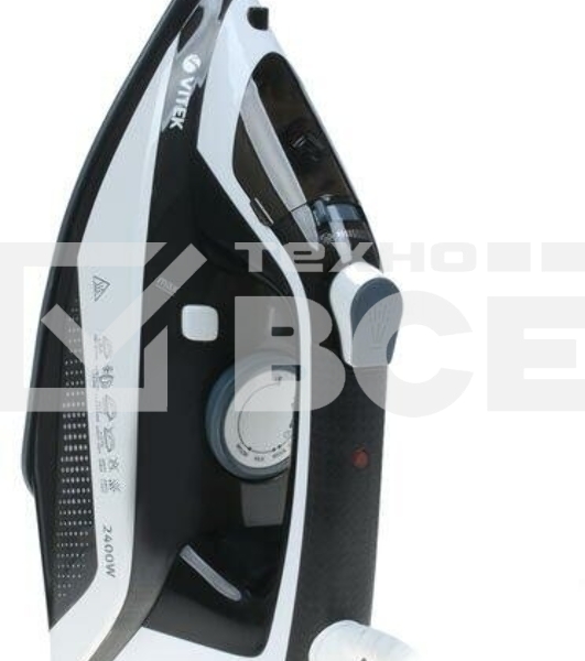 Утюг Vitek VT-8313 2400Вт белый/черный