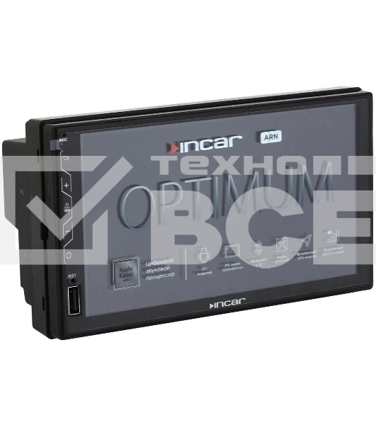 Автомагнитола Incar ARN-7703-4 2DIN 4x50Вт v5.1 USB 2.0 4Mb DSP 7