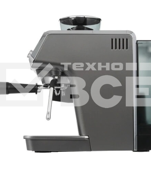 Кофеварка рожковая DeLonghi EC9255.T титан, исп. кофе - зерновой/молотый/чалды, 1.7 л, 1400 Вт, 15 Бар