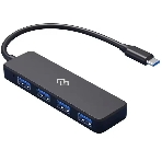 USB-разветвитель Digma DHUB-4USB-C-2.0, USB-C, USB 2.0 4порта, USB, фото 1