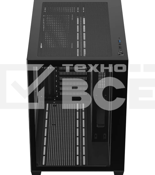 Компьютерный корпус Accord ACC-ZA06B черный без БП ATX 3x120mm 1xUSB2.0 1xUSB3.0 1xUSB3.1 audio