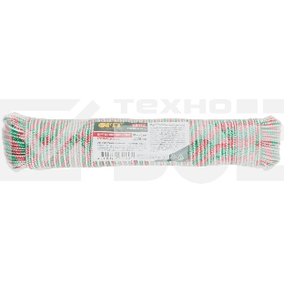 Шнур Fit 68471 полипропиленовый с сердечником 5 мм х 20 м, р/н= 240 кгс