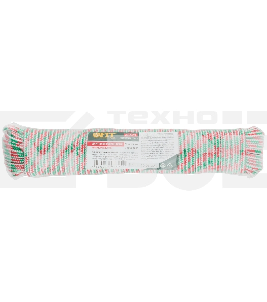 Шнур Fit 68471 полипропиленовый с сердечником 5 мм х 20 м, р/н= 240 кгс