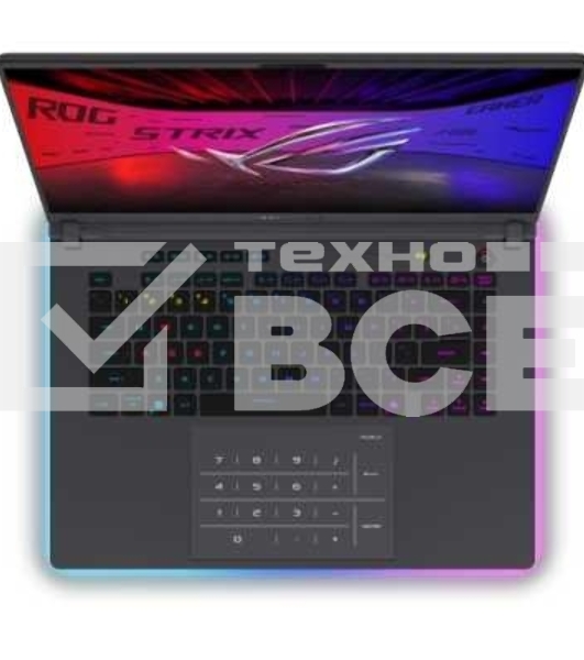 Ноутбук Asus ROG Strix G16 G615LW-S5080 серый Core Ultra 9 275HX 32Gb SSD1Tb NVIDIA GeForce RTX5080 16Gb 16