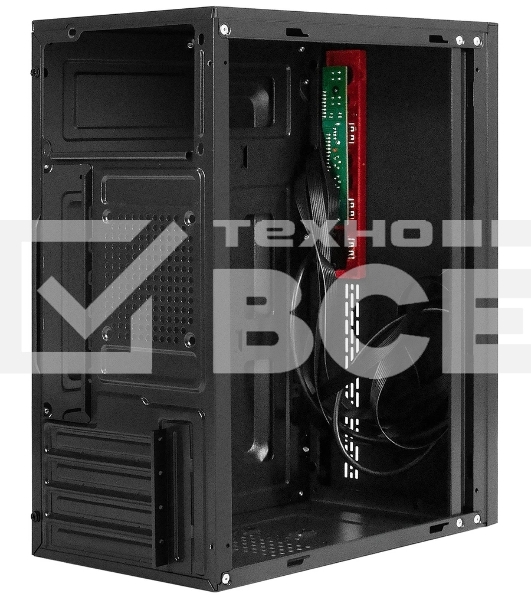 Компьютерный корпус Minitower ExeGate BAA-403U-AA500 (mATX, БП AA500 с вент. 8см, 2хUSB/1хUSB 3.0, HD Audio, черный)