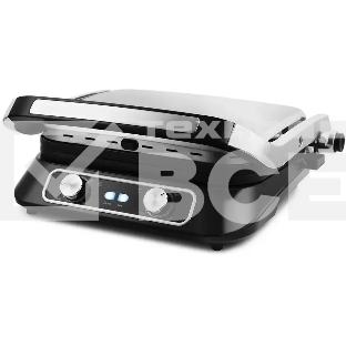 Гриль электрический KITFORT KT-1652 черный/серый, 2100 Вт