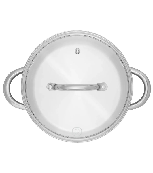 Кастрюля Rondell Point RDS-1310 2 л. d=18 см с крышкой, нержавеющая сталь 18/10