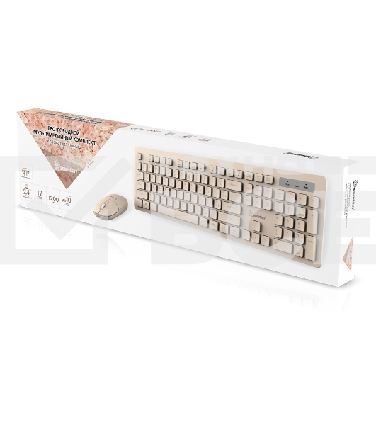 Комплект клавиатура+мышь Smartbuy (SBC105AGC) 105AG кремовый