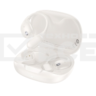 Наушники TWS Borofone BW66 Milky белый, вкладыши, Bluetooth, до 4 ч