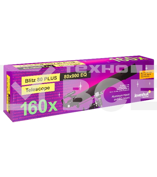 Телескоп Levenhuk BLITZ 80 PLUS (77110)