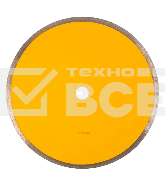 Диск алмазный сплошной Denzel супертонкий, 300 х 25,4 мм, горячее прессование, мокрое резание