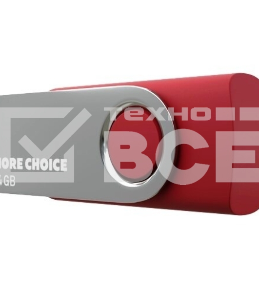 Флешка USB More Choice MF64-4 USB 64 Gb 2.0 красный