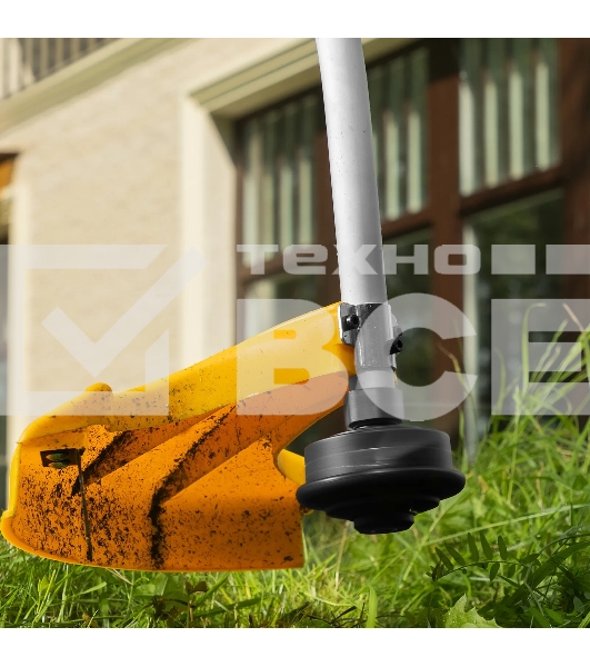 Триммер электрический Denzel TE-1100, 1100 Вт, 380 мм, катушка, разборная штанга