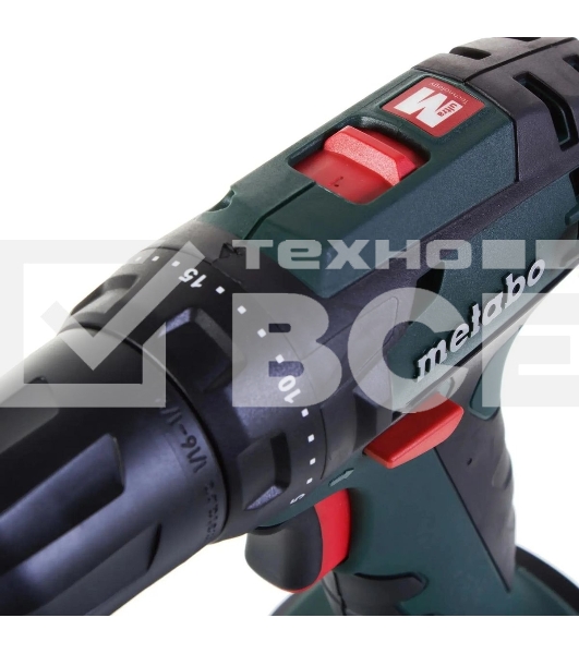 Дрель-шуруповерт Metabo BS 14.4 Li 602206540, Аккумуляторный, 14,4В, 2 АКБ, Кейс