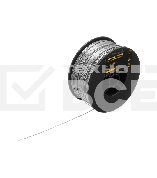 Порошковая проволока Е71TGS, диам. 1 мм, 1 кг, диам. катушки D100 Denzel