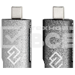 Кард-ридер Digma CR-СU2520-G/серый/SD/TF/micro-SD/micro-SDXC/miсro-SDHC/USB 2.0/Type-C/алюминий, фото6