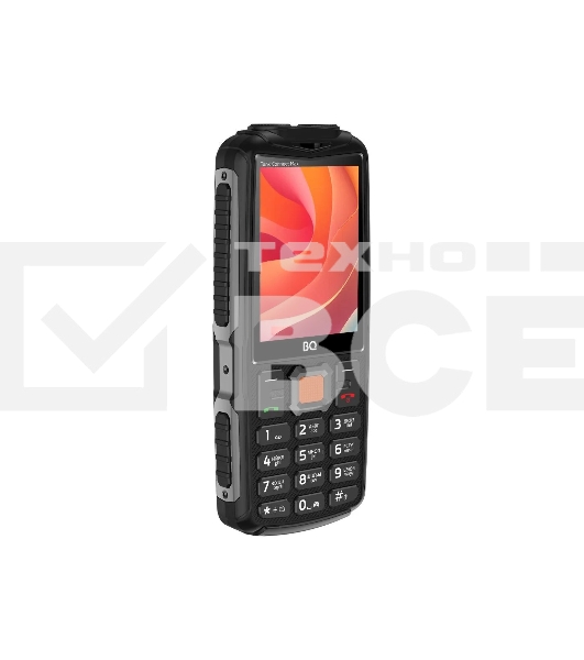Мобильный телефон BQ 2830L Tank Connect Max черный/серый
