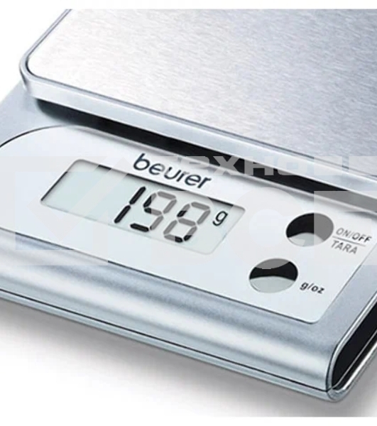 Весы кухонные Beurer KS22 макс.вес:3кг серебристый