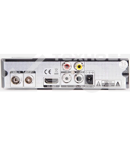 Ресивер эфирный цифровой DVB-T2 HD HD-600RU металл, дисплей, Эфир