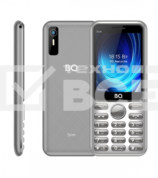 Мобильный телефон BQ 2833 Slim серый