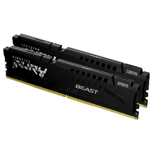 Оперативная память (Комплект) Kingston 64Gb DDR5 6000 DIMM CL30 FURY Beast Black XMP Non-ECC Unbuffered DIMM (Kit of 2) 2RX8 30-36-36 1.4V 288-pin 16Gbit